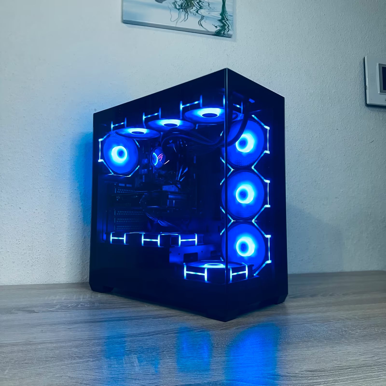 GAMING PC RTX 5050 RYZEN 5 5500 16GB RAM 512GB NVME SSD AIO RGB