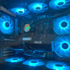 GAMING PC RX 9060 XT RYZEN 7 5700X 512GB NVME SSD 16GB RAM RGB