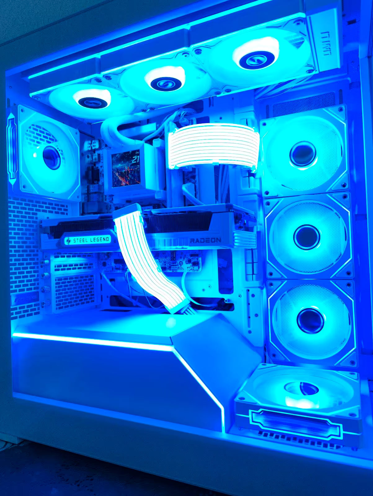 GAMING PC RX 9060 XT 16GB I9 12900K 32GB RAM 512GB SSD AIO RGB