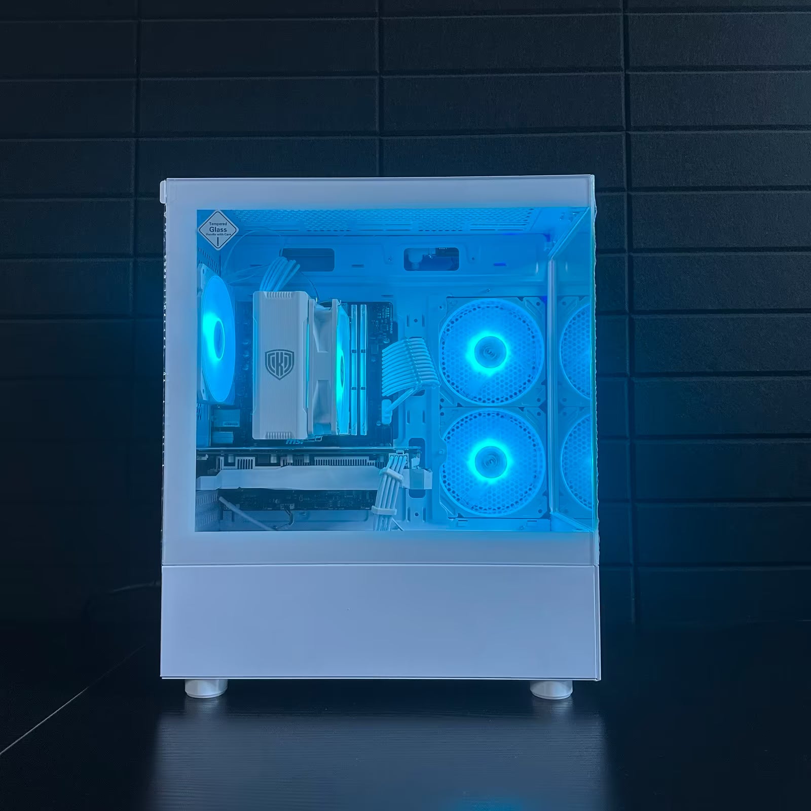 GAMING PC RTX 2060 I5 9400F 512GB SSD 16GB RAM RGB WEIẞ