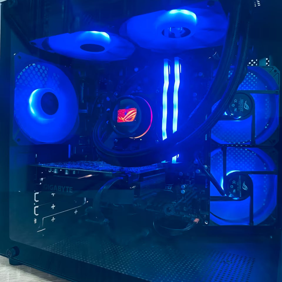GAMING PC GTX 1660 SUPER I7 7700K 16GB RAM 256GB SSD AIO RGB