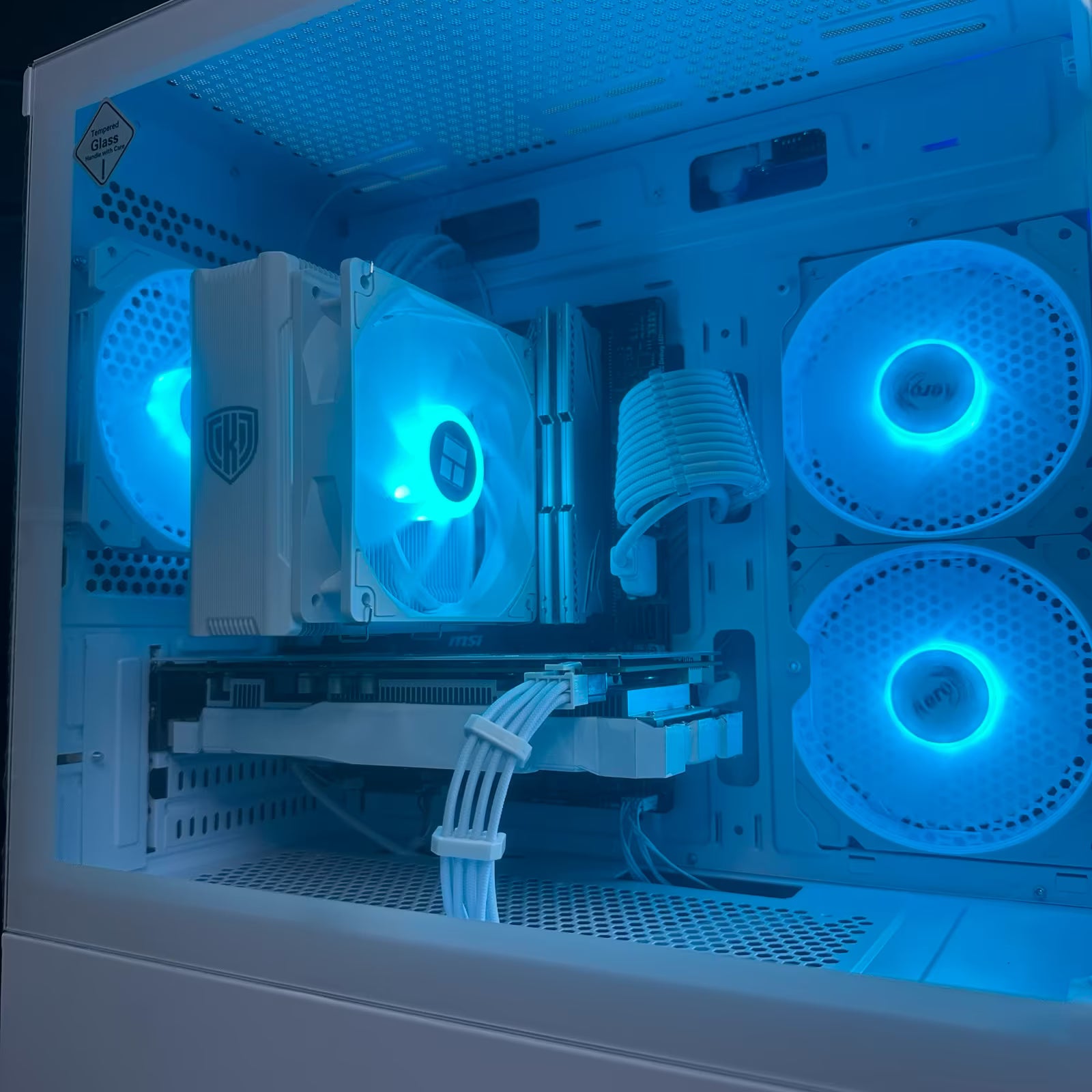GAMING PC RTX 2060 I5 9400F 512GB SSD 16GB RAM RGB WEIẞ
