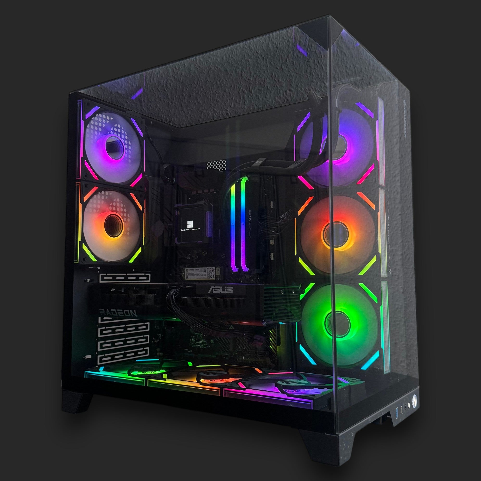 GAMING PC - RX 9060 XT, RYZEN 7 5700X, 512GB SSD