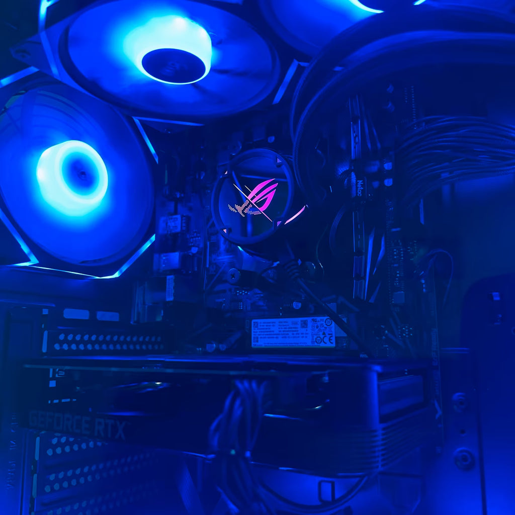 GAMING PC RTX 5050 RYZEN 5 5500 16GB RAM 512GB NVME SSD AIO RGB